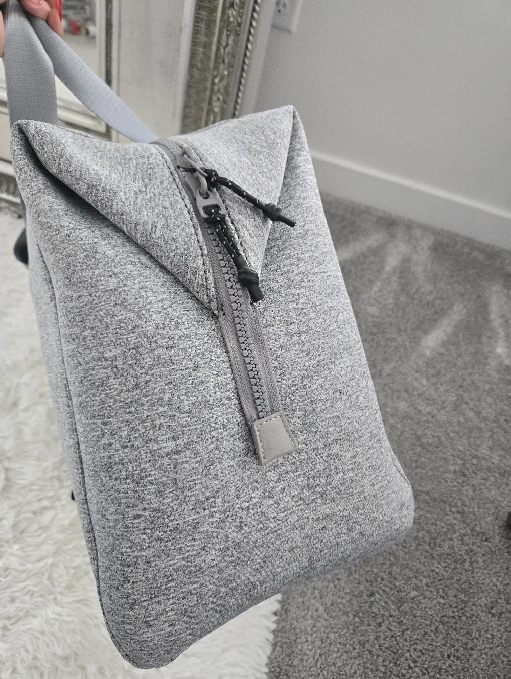 ALDO BRODDIE UNISEX - Weekend bag - Heathered Grey. One size. New.